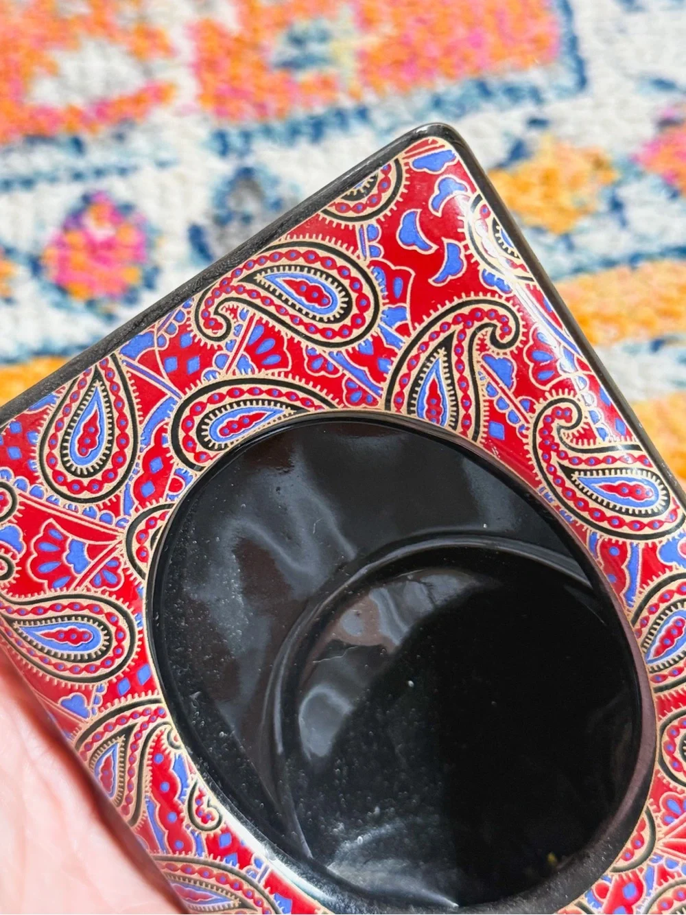 Paisley Pattern Decorative Ceramic Frame